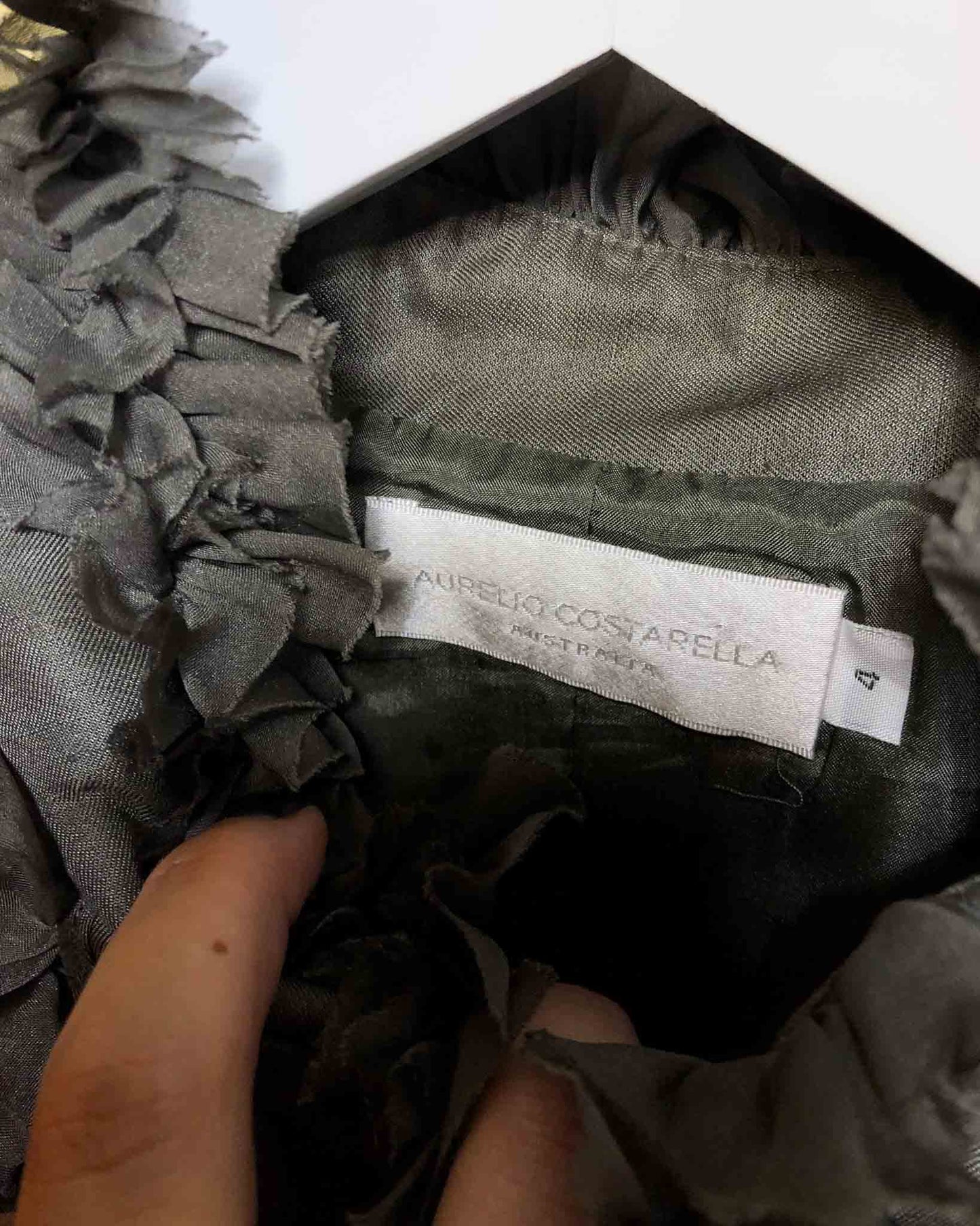Size S/M | Aurelio Costarella Ruffled Shirt