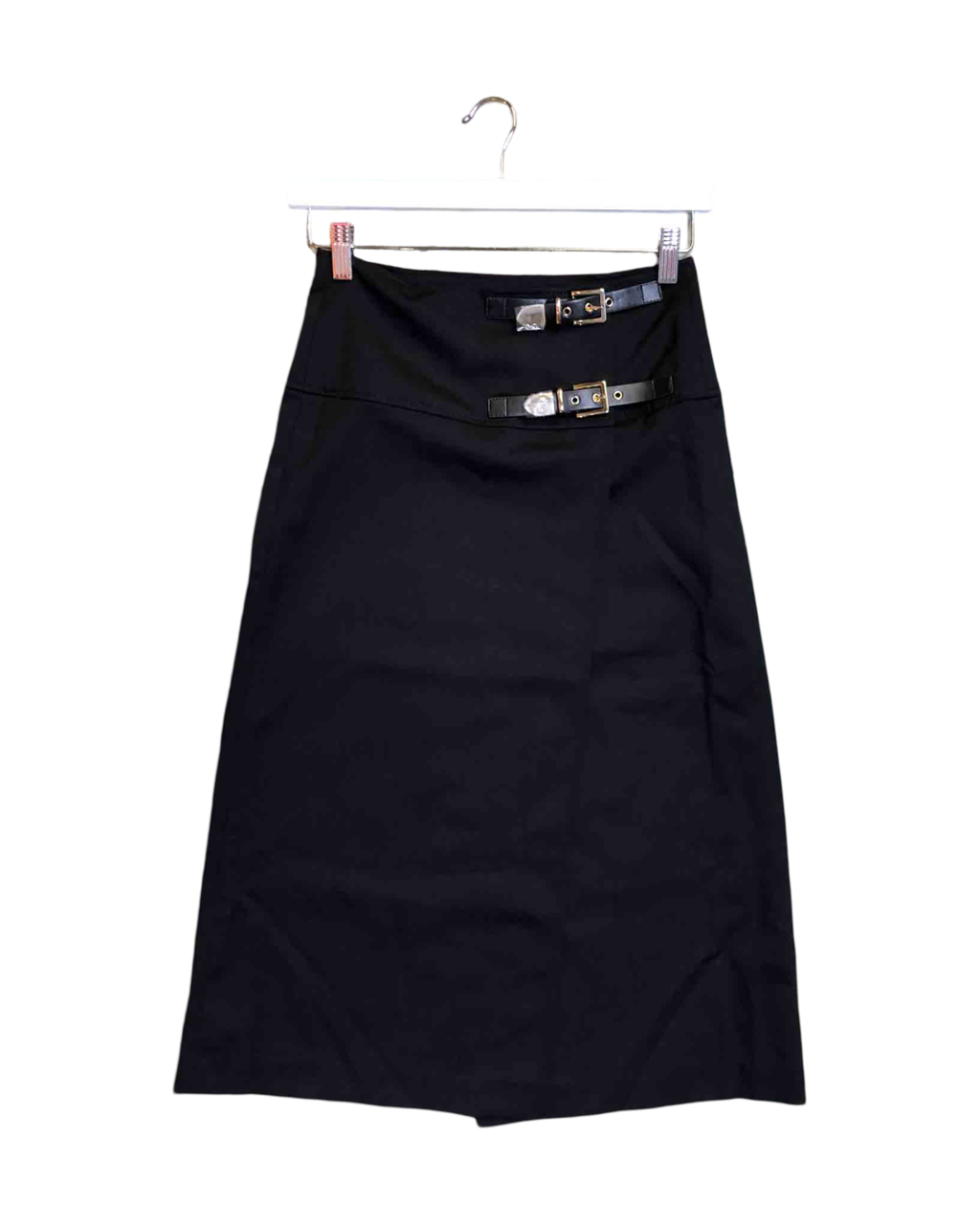 Size 8 (1) | Sandro Buckle Midi Skirt With Tags