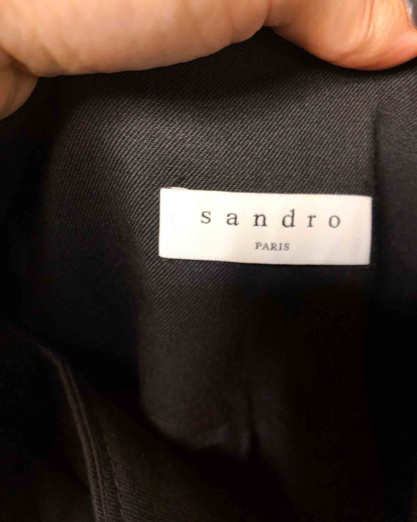 Size 8 (1) | Sandro Buckle Midi Skirt With Tags