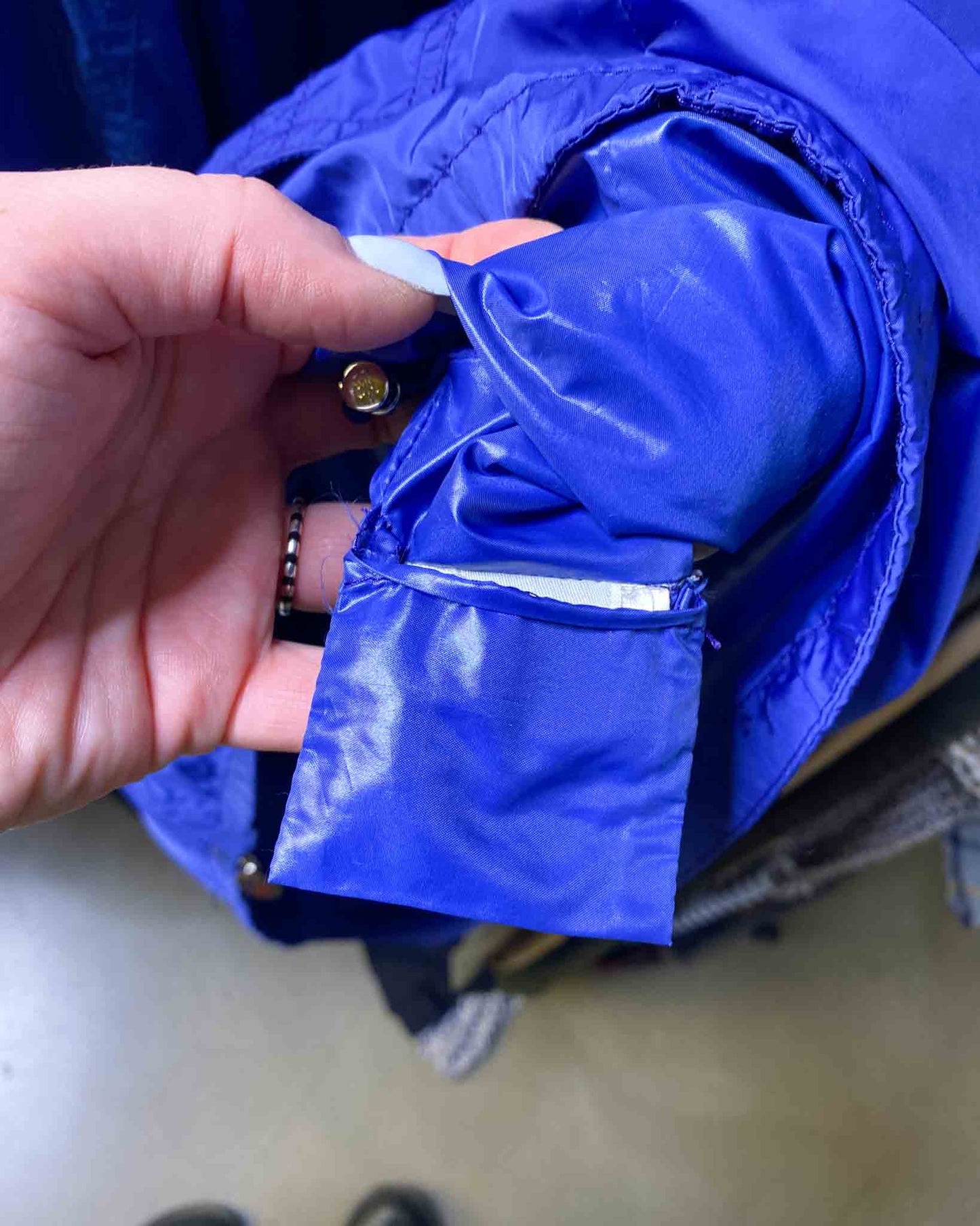 Size M | Moncler Long Nylon Jacket