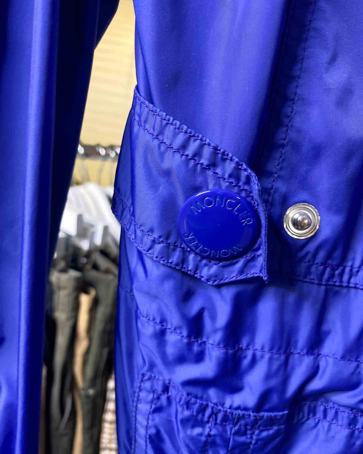 Size M | Moncler Long Nylon Jacket