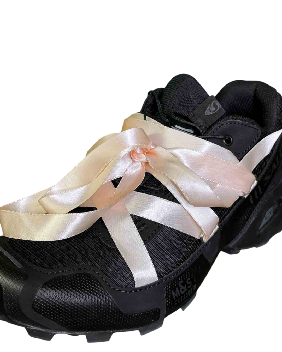 Salomon x Sandy Liang Speedcross 3 Ribbon "Black Pink" Sneakers